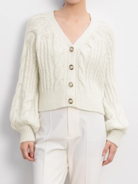 Women's Cardigan Jacket - Short & Long Sleeve Blazer with Pliable European/Emerican Style Coat | Medium-Elastic for Fall/Winter | Hand Washable Elegant Outerwear (Suitable for Dresses, Jeans & Office Wear)