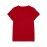 Women's Red Christmas T-Shirt with 'Merry' Text, Plaid & Checkered Tree, Snowflake & Candy Cane Patterns - Soft Stretch Fabric Casual Round Neck Top for July Christmas Parties, Holiday Outfits (/Red/Golden) - Year-Round Wearable