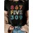 [Vibrant Graphic Tee] Vibrant Purple Women's Casual Short-Sleeve T-Shirt with Bold 867 FIVE 309 Graphic Print | Round Neck Top, Sporty Comfort Fit, Machine Washable Spring Summer Tee, Ladies T Shirts, Casual Attire, Soft Fabric