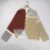 Plus-Size Women's Lightweight Cardigan - Spring/Autumn Open Front Sweater with Digital Print (Brown/White/Beige/Patterned), Round Neck Long Sleeve Button Front for Casual & Resort Wear, Cardigan Sweater, Spring Outerwear, Trendy Knitwear, Cozy Feel Fabric